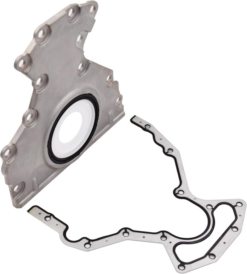 MOZONE Rear Main Seal Cover Kit with Gasket Bolt Compatible with Chevy Tahoe Suburban Silverado Express Avalanche Cadillac Escalade GMC Yukon Sierra Savana 4.8L 5.3L 6.0L 6.2L # 635-518 12633579 12639250 - Image 5